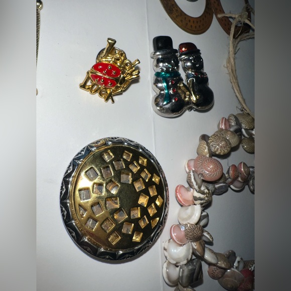 Jewelry mixed lot bag, marked or unmarked, about 2.5lb - Picture 10 of 16